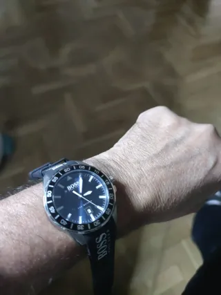 Reloj Hugo Boss Hombre Azul y Plateado