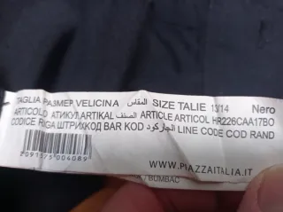 Camicia nera ragazzo