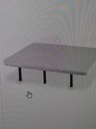 Somier Base Tapizada Blanca Patas Metálicas