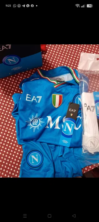 Completo EA7 Napoli 8 anni