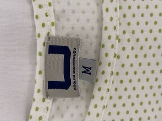 Top Adolfo Dominguez Lunares Verde Blanco