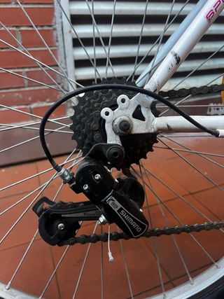 Bicicleta de Montaña INDUR Blanca