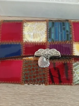 Cartera Menedero Patchwork Multicolor