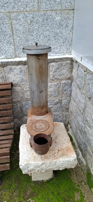 Estufa de orujo sistema tomas