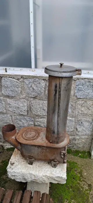 Estufa de orujo sistema tomas