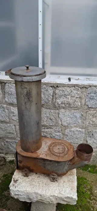 Estufa de orujo sistema tomas