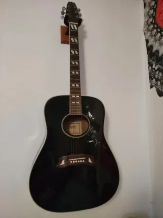 Guitarra Acústica Cort AWB7 Negra