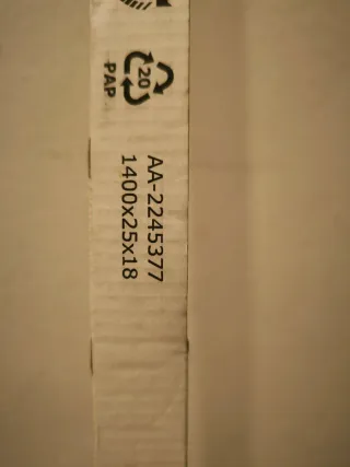 Riel Cortina Ikea Vidga 140cm