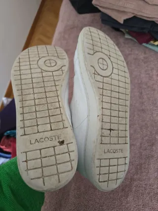 Zapatillas Lacoste Talla 42 Blancas