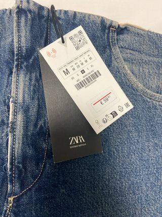 Vestido vaquero Zara Talla M