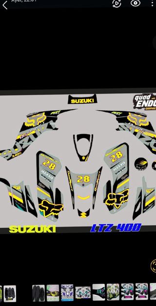 KIT DE PEGATINAS LTZ 400