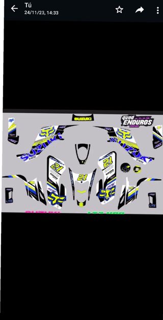 KIT DE PEGATINAS LTZ 400