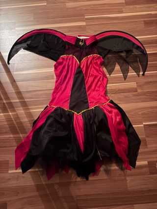 Disfraz mujer alas murciélago talla única