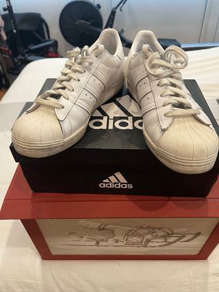 Adidas Superstar Blancas Talla 42