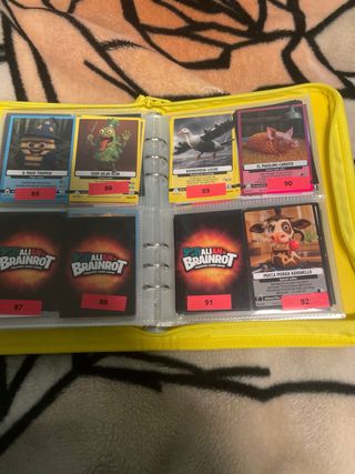 Colección Cartas Brainrot