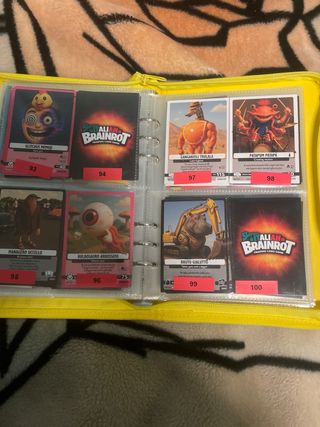 Colección Cartas Brainrot