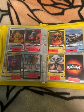 Colección Cartas Brainrot
