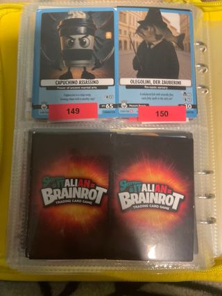 Colección Cartas Brainrot