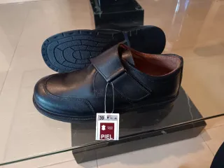Zapatos Piel Negro Talla 39 nuevo
