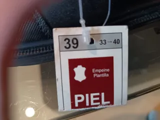 Zapatos Piel Negro Talla 39 nuevo