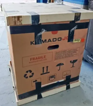 Barbacoa de carbón Kamado Joe Roja