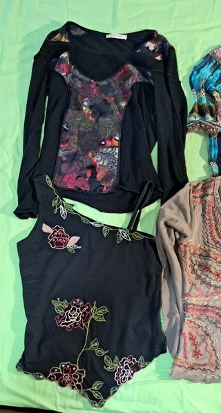 Lotto vestiti donna maglie camicie top vintage S