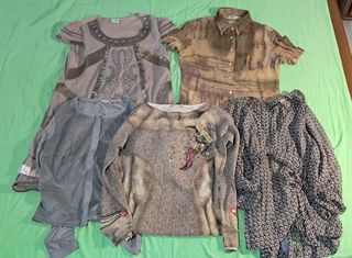 Lotto vestiti donna maglie camicie top vintage S