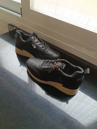 Zapatillas Refresh negras talla 38 con cremallera