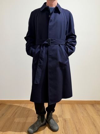 Trench Lanerossi Blu Navy