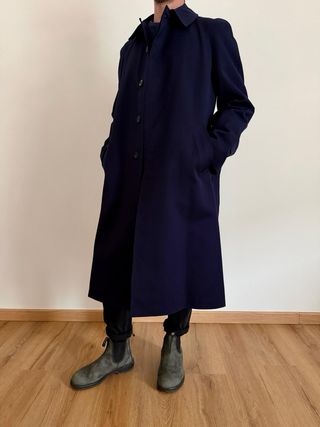 Trench Lanerossi Blu Navy