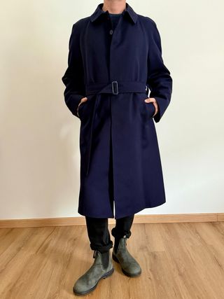 Trench Lanerossi Blu Navy