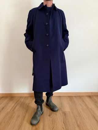 Trench Lanerossi Blu Navy