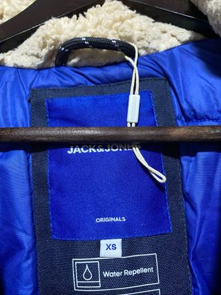 Parka Jack & Jones Negra Talla XS (Viste L)