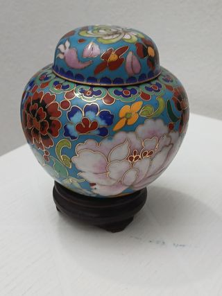 Coppia Vasi Cinesi Cloisonné