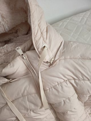Parka Anorak Beige con Capucha