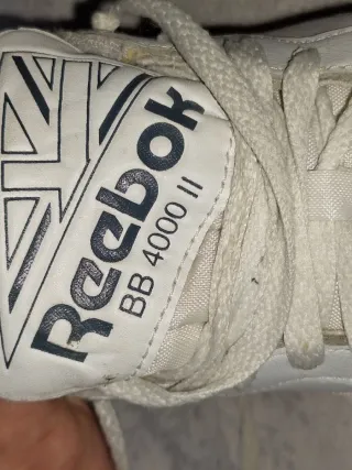 Zapatillas Reebok BB 4000 II, casual azul y blanco