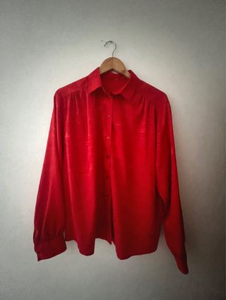 Camisa roja vintage