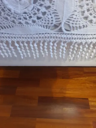 Colcha ganchillo artesana años 70