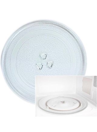 Plato giratorio de microondas de cristal