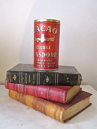 Scatola Cacao Solubile Bensdorp Vintage