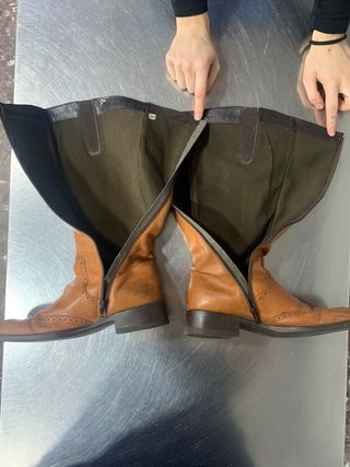 Botas altas cuero mujer talla 39