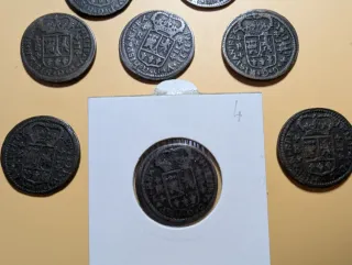 Monedas Felipe V 2 Maravedís 1720 España