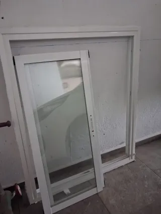 Ventana climalit de corredera y reja