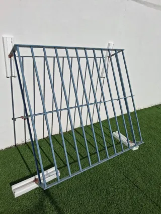 Ventana climalit de corredera y reja