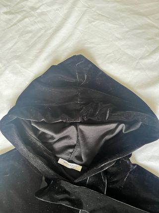 Sudadera Zara Terciopelo Capucha