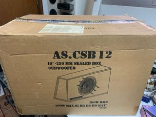 Cajón Subwoofer Autosonik 10” 300W
