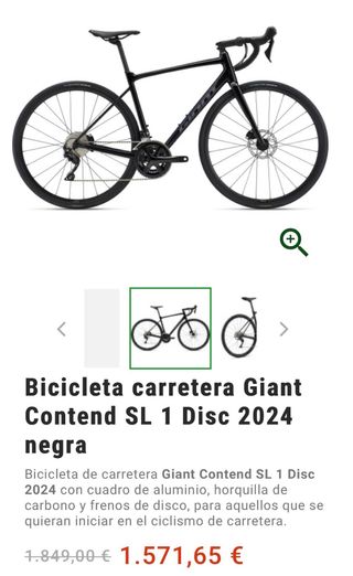 Bicicleta Giant Contend SL 1 Disc 150
