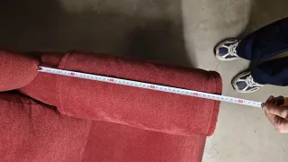 Sillón orejero rojo