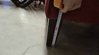 Sillón orejero rojo