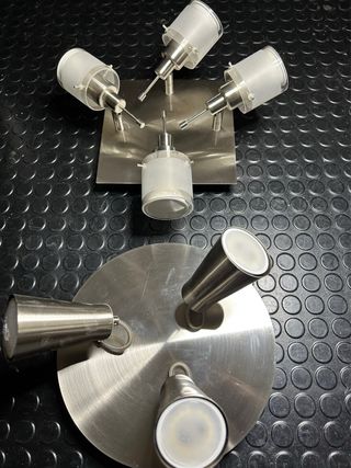 Plafones Cromados GU10